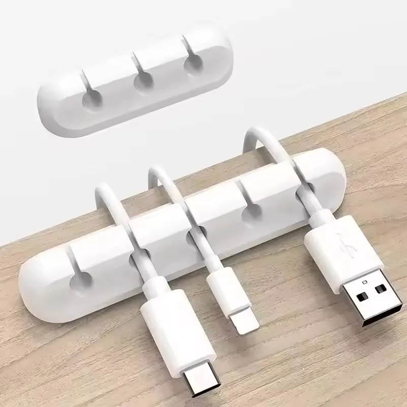 Desk Cable Clip - Organizador de Cables USB de Silicona,