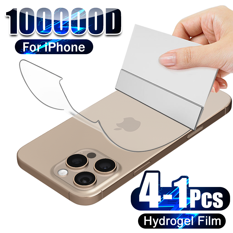 Tech Accessories Phone - Película trasera de hidrogel para iPhone