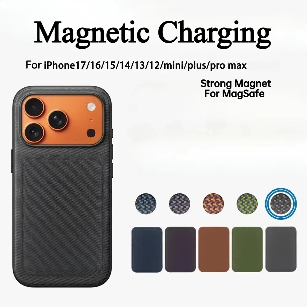 Tech Woven Accessories - Funda de Tarjetero Magnético de Lujo
