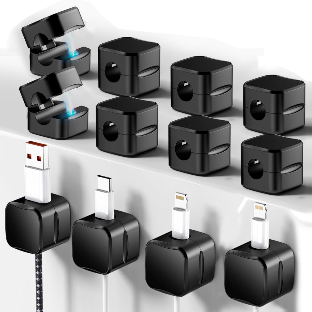Desk Cable Clip - Clips Magnéticos para Cables: Organizador de