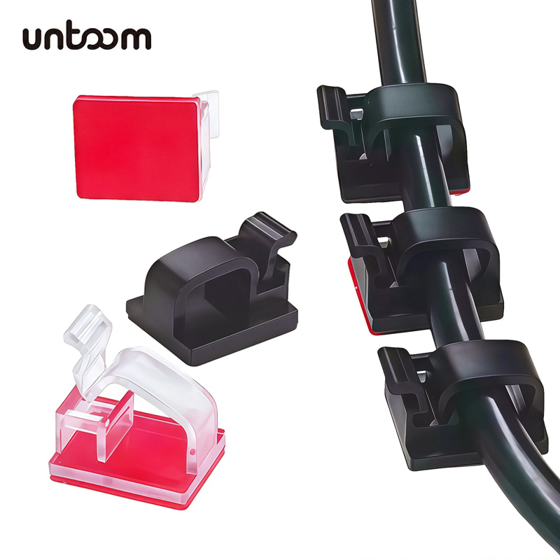 Desk Cable Clip - 20 Clips Adhesivos para Cables, Organizador