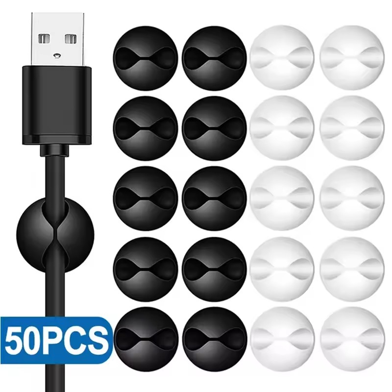 Desk Cable Clip - Clips para cables de escritorio y