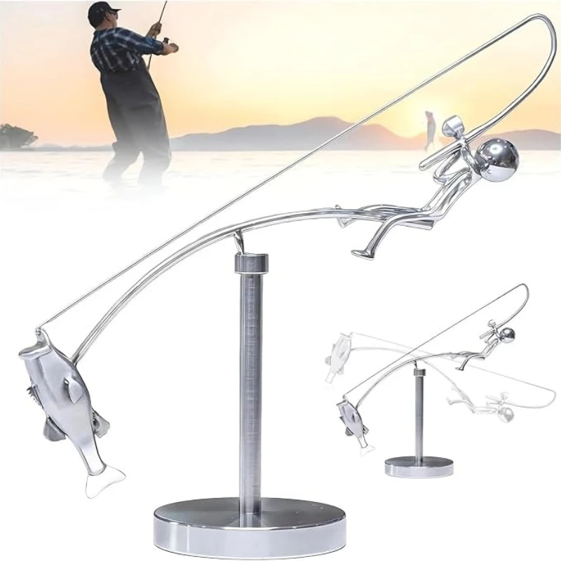 Tech Accessories And Gadgets - Escultura de Equilibrio Metálica, Gran Arte