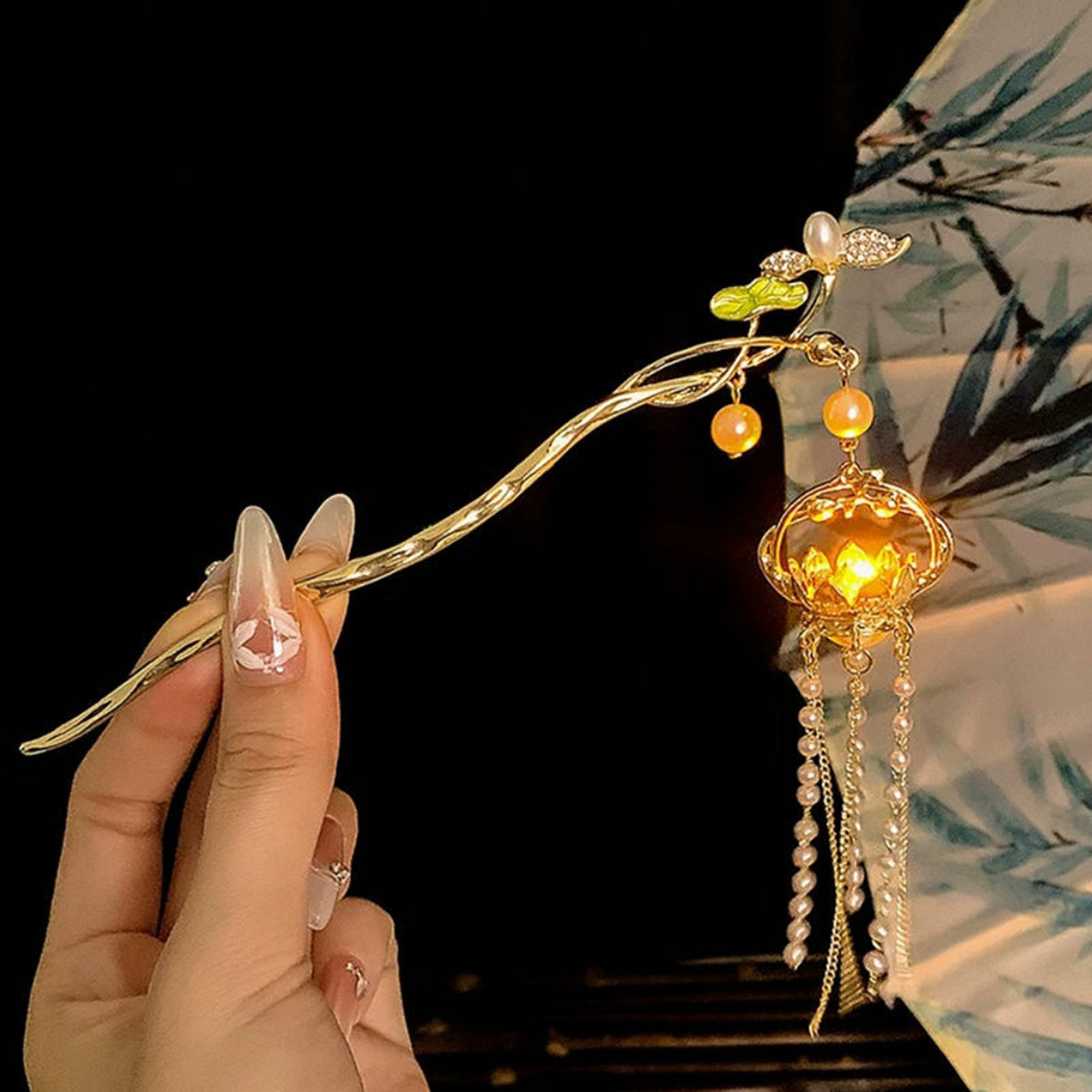 Horquilla Luminosa con Flor de - Tech Accessories For Women reseña y precio
