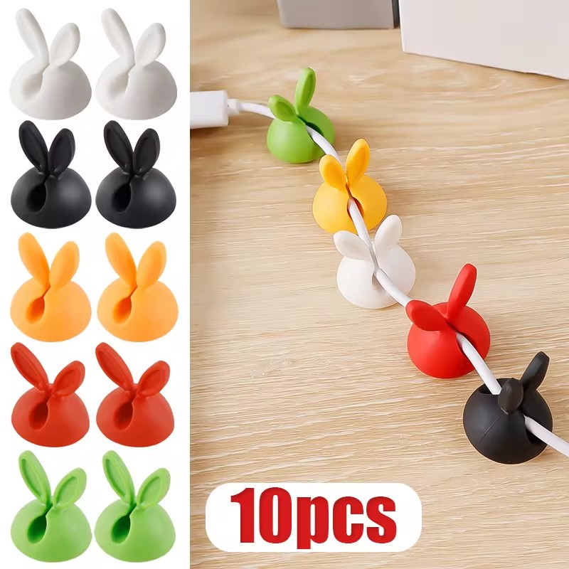 Lindo Administrador de Cables  - Desk Cable Clip reseña y precio