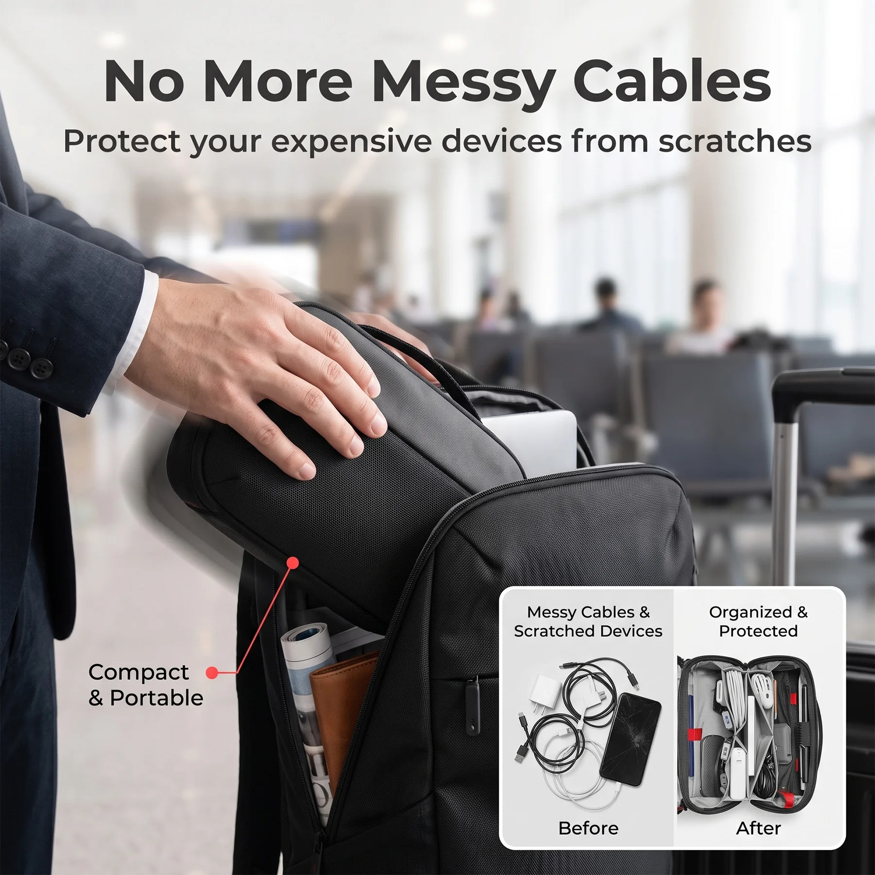 Estuche Organizador de Accesor - Tech Accessories Store reseña y precio