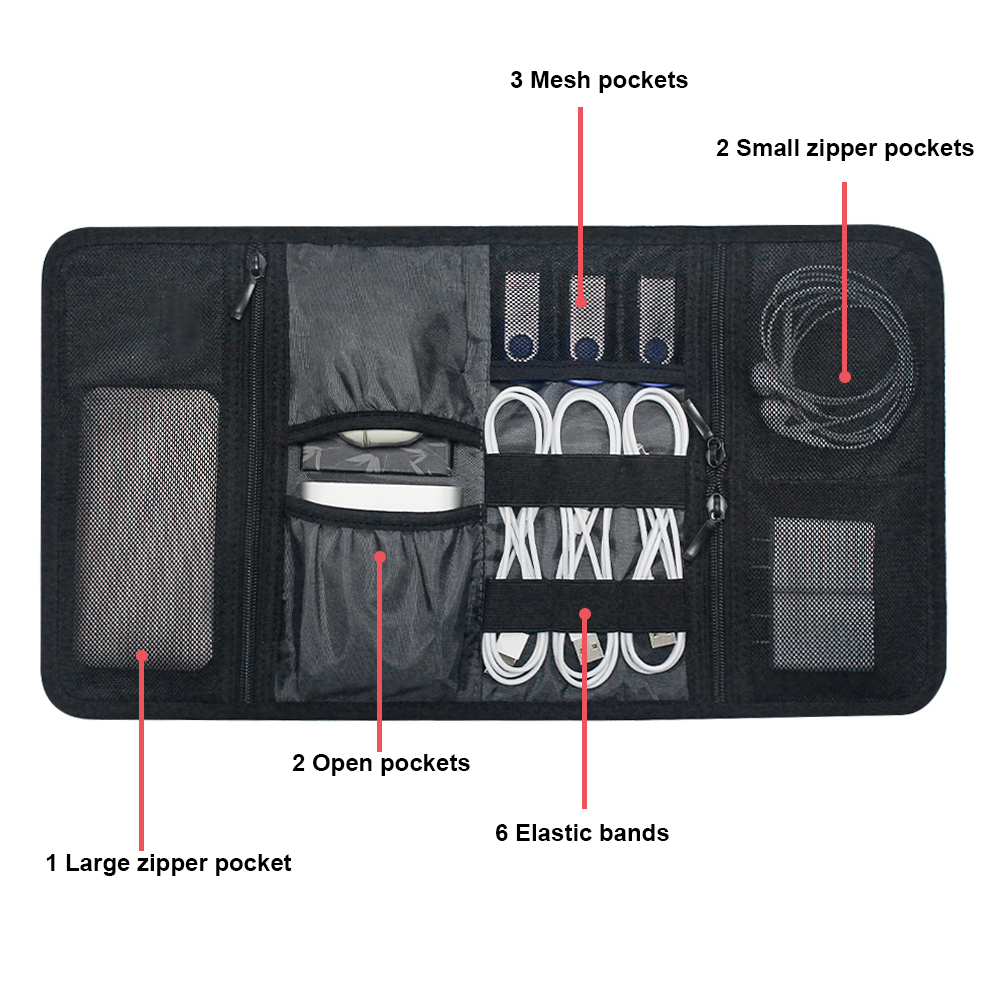 Bolsa Organizadora de Cables,  - Tech Accessories Store reseña y precio