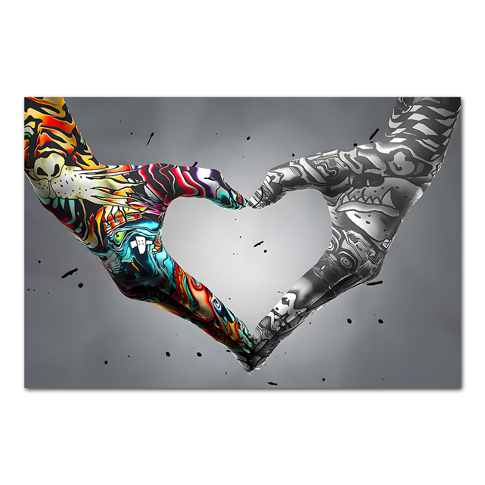 Graffiti mano amor lienzo pint - Tech Home Accessories reseña y precio