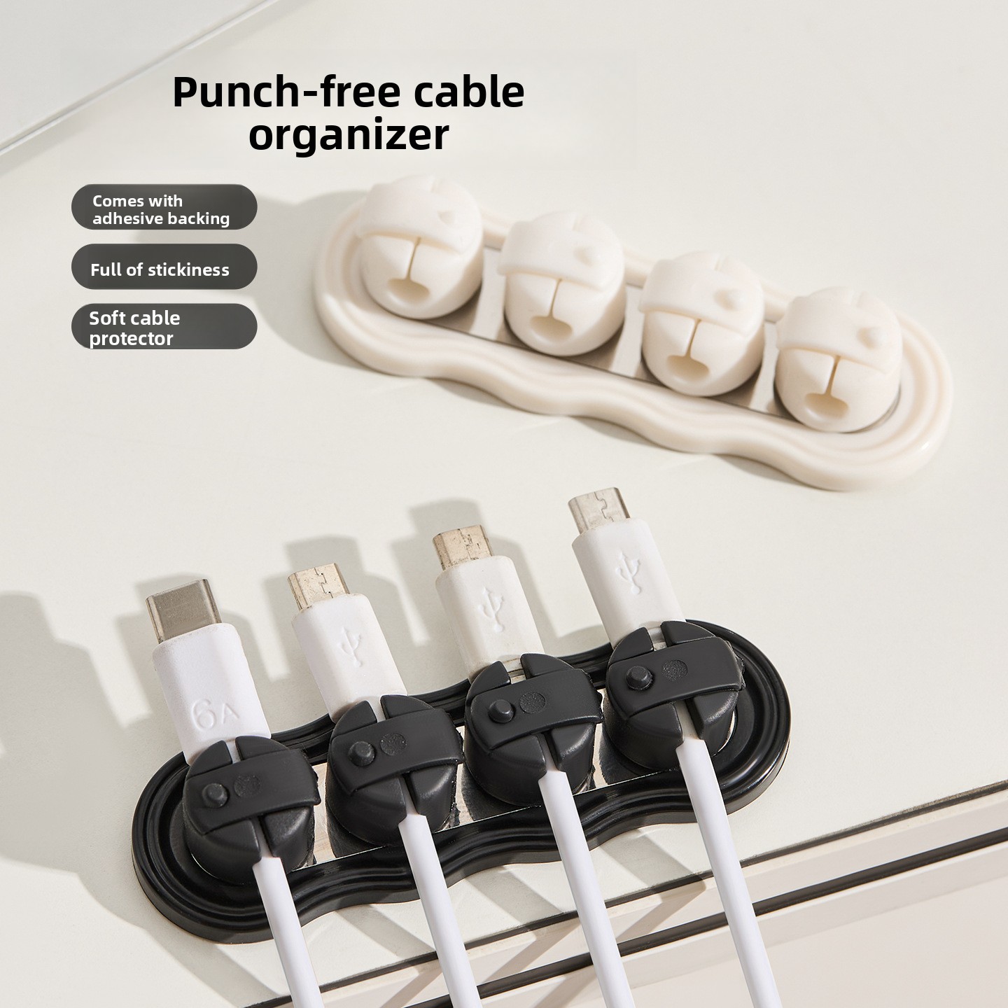 Organizador de Cables Magnétic - Desk Cable Clip reseña y precio