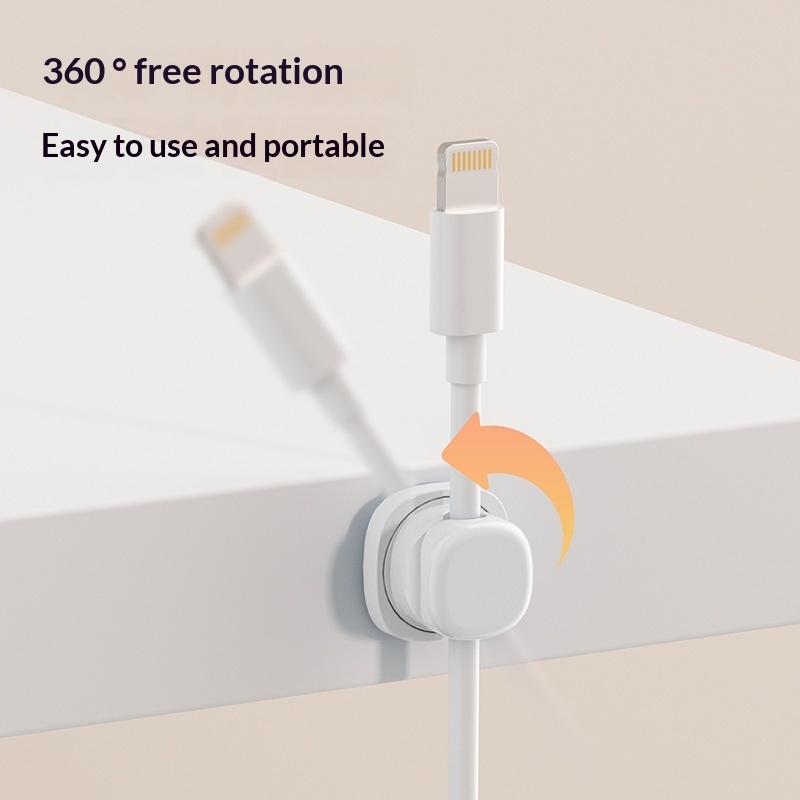 Organizador de Cables Giratori - Desk Cable Clip reseña y precio