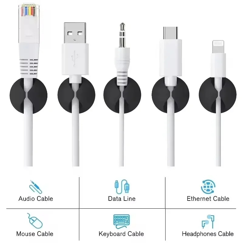 Clips para cables de pared de  - Desk Cable Clip reseña y precio